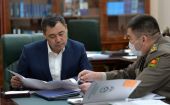 Садыр Жапаров встретился с руководителем Государственной пограничной службы