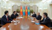Садыр Жапаров встретился с Нурсултаном Назарбаевым