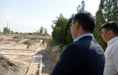 Президент Кыргызстана Садыр Жапаров ознакомился с ходом восстановления инфраструктуры села Максат Лейлекского района