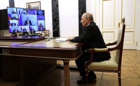 Владимир Путин провел совещание с членами Совета Безопасности