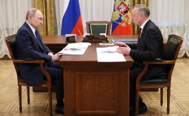 Владимир Путин встретился с губернатором Санкт-Петербурга Александром Бегловым