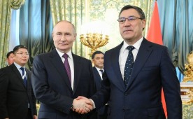 Владимир Путин встретился с Садыром Жапаровым